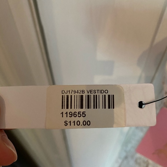 NWT White Lacey Ark & Co Summer Dress - Picture 6 of 8